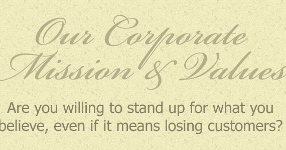 Is your company willing to stand up for it's values?